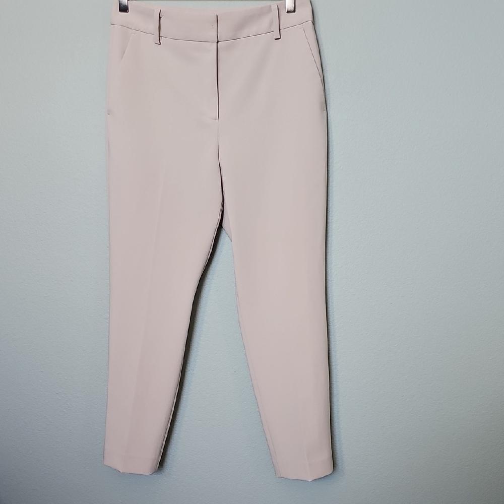 Enter Collection Elegant Cream Women's Office Business Dress Pants Size 8